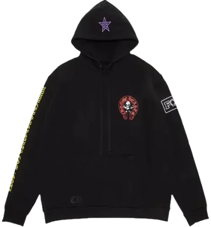 Black Chrome Hearts Hoodie
