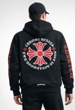 black chrome hearts hoodie
