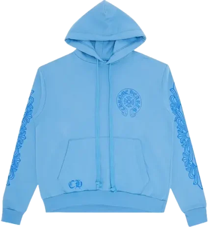 Blue Chrome Hearts Hoodie