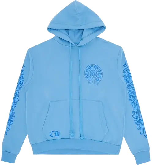 Blue Chrome Hearts Hoodie