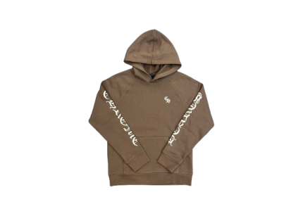 Brown Chrome Hearts Hoodi