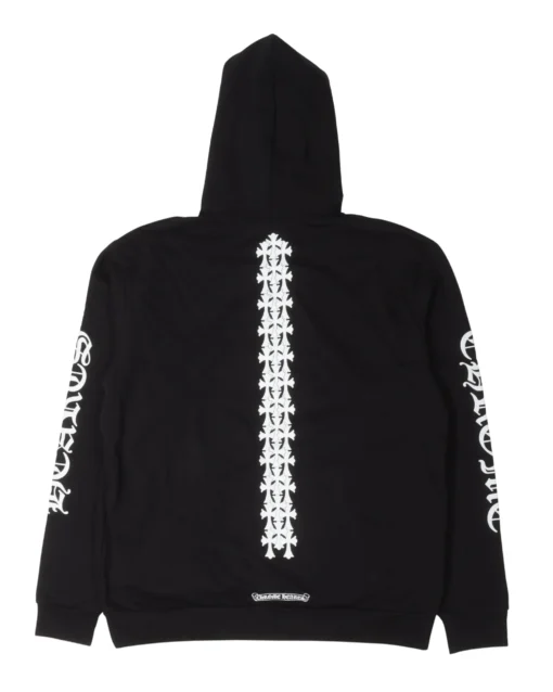 Chrome Heart Spine Cross Hoodie3