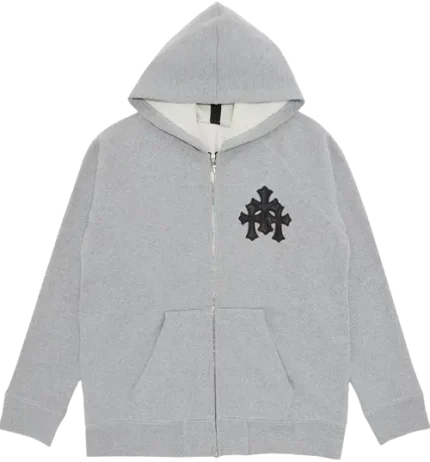 Grey Chrome Hearts Hoodie