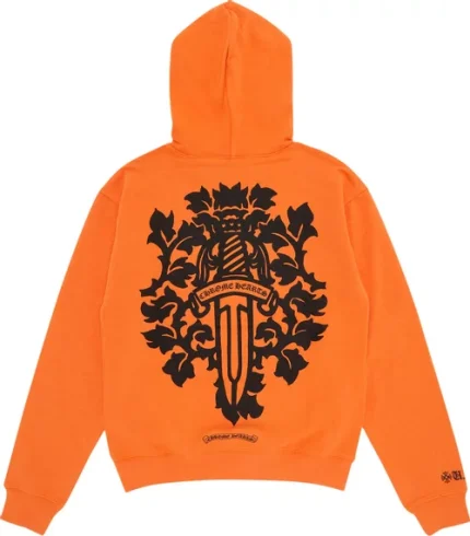 Orange Chrome Hearts Hoodie
