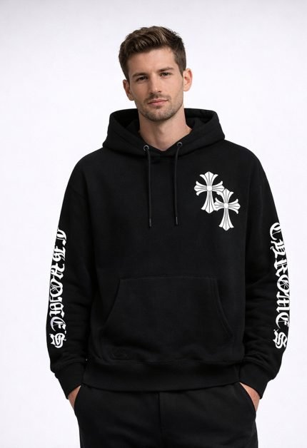 chrome hearts cross hoodie
