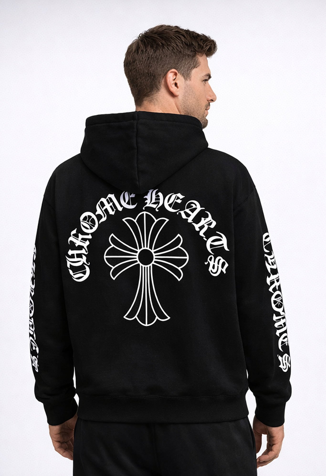 chrome hearts cross hoodie