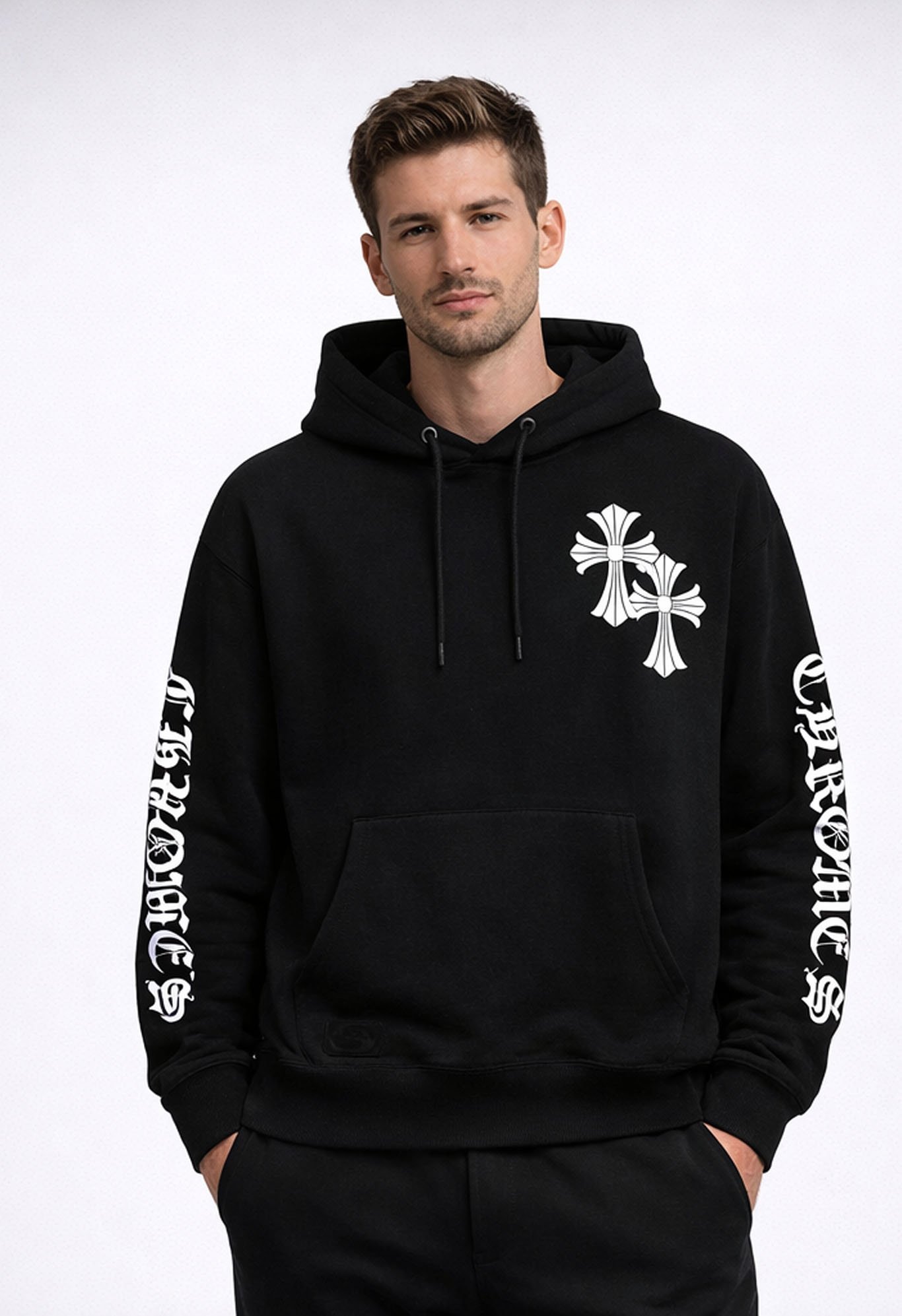 chrome hearts cross hoodie