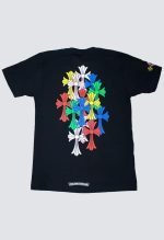 chrome hearts multicolor cross t-shirt
