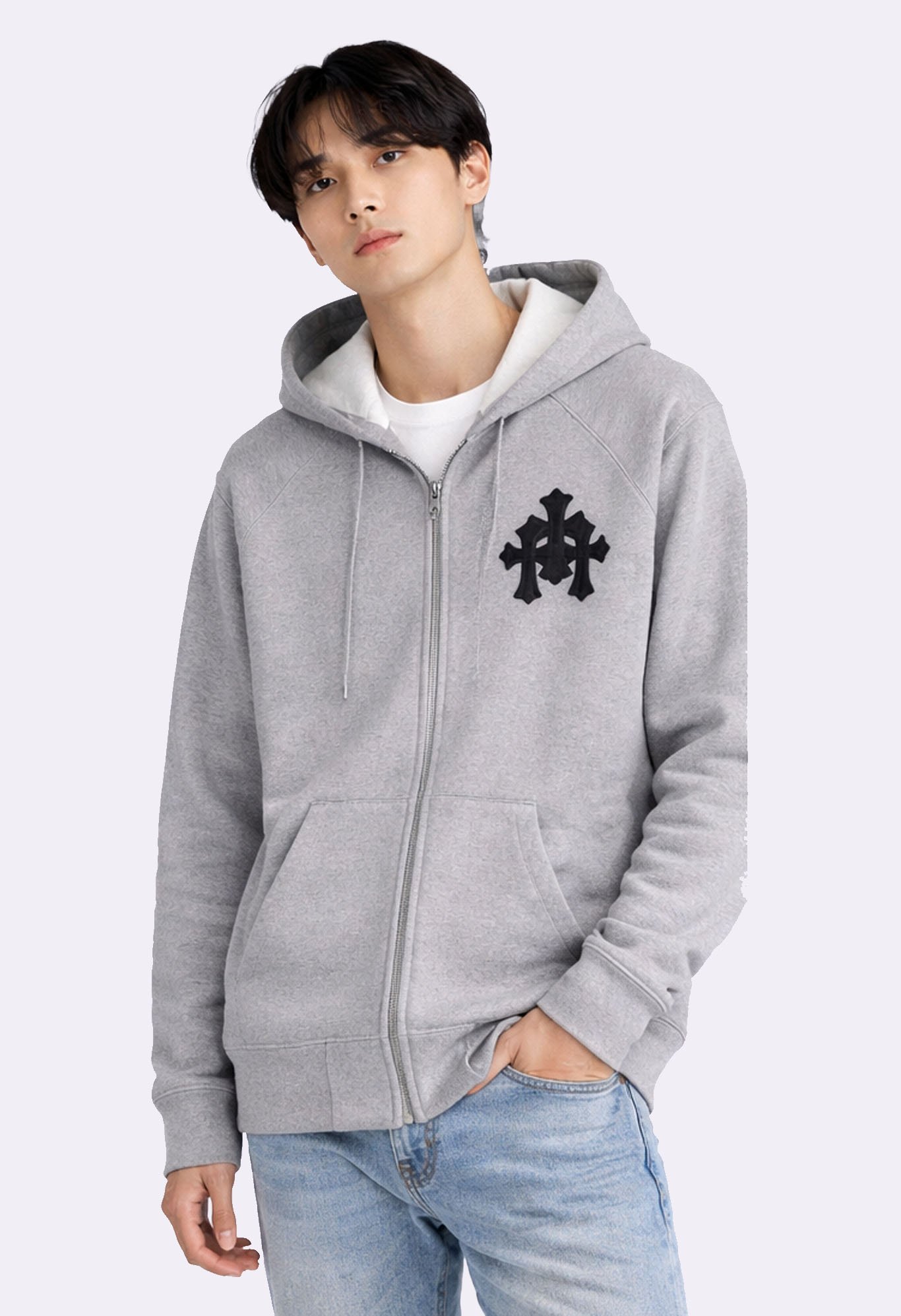 Chrome Hearts Aw19 Patchwork Hoodie