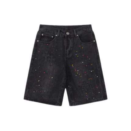 Chrome Hearts Distressed Shorts