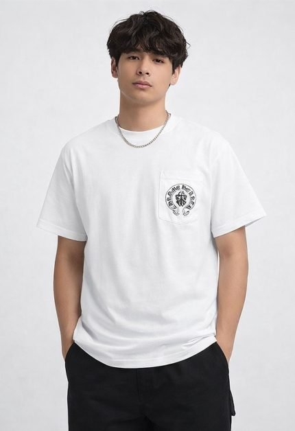 chrome hearts american flag dagger t-shirt