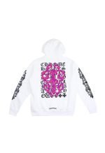 Chrome Hearts Eye Chart Pink Dagger Pullover Hoodie