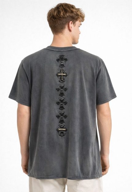 Chrome hearts grey t-shirt