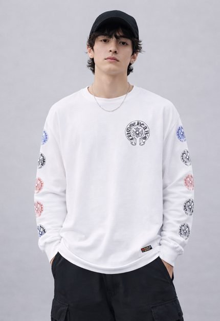Chrome Hearts Multiple Horseshoe Logo Sweatshirt
