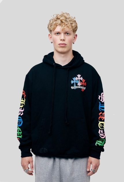 chrome hearts multicolor hoodie