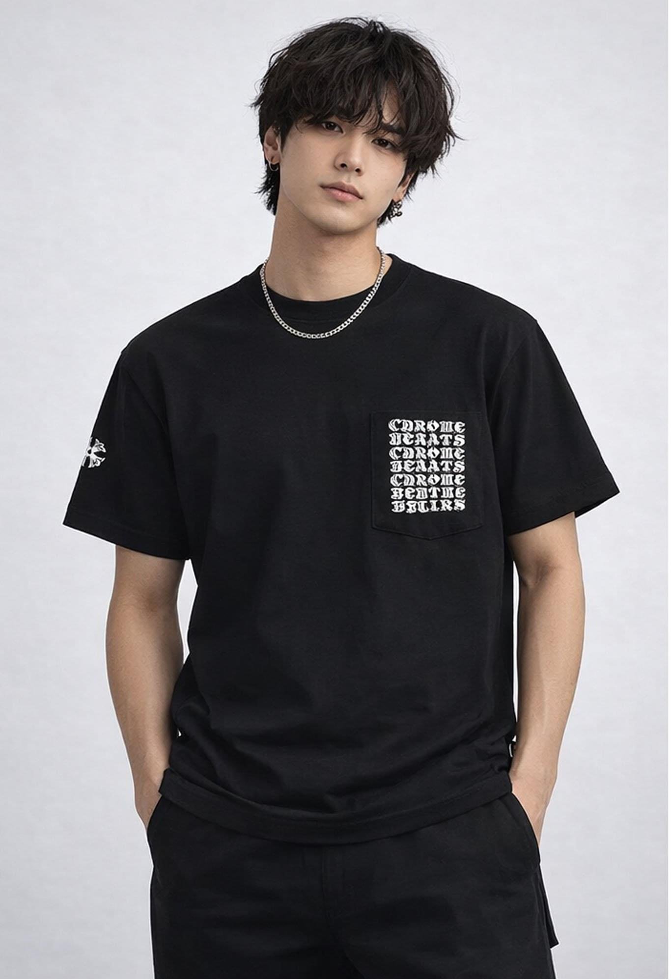 chrome-hearts-multi-logo-t-shirt-black Chrome Hearts multi logo t shirt