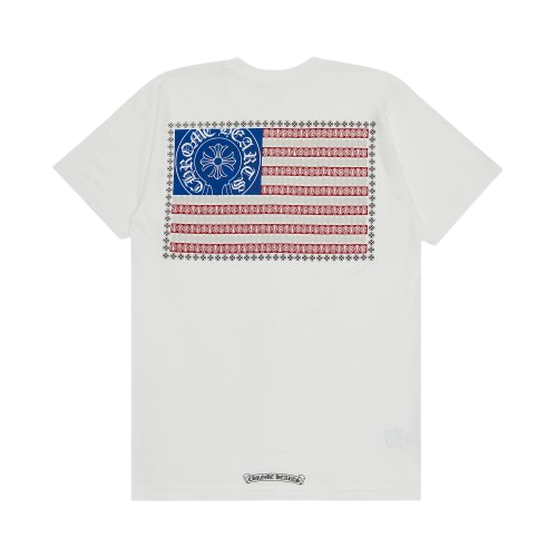 chrome hearts american flag t shirt