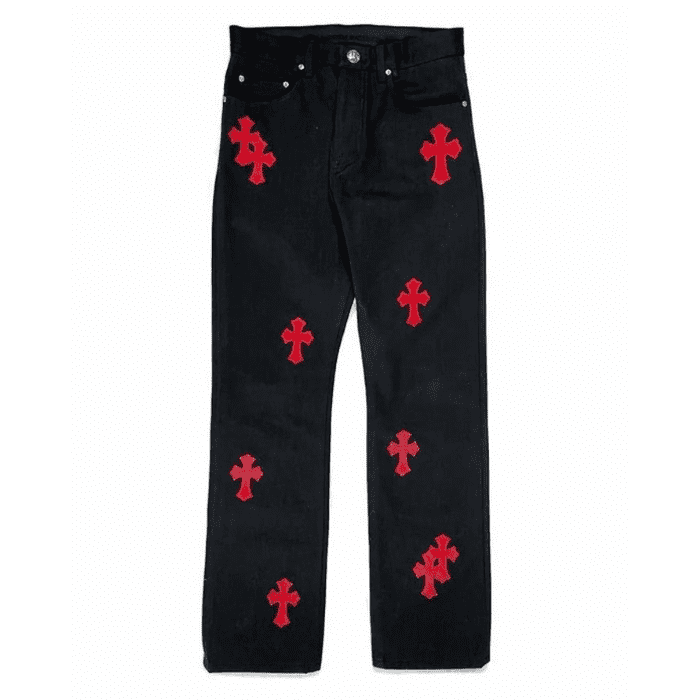 Chrome Hearts Levi’s Red Cross Patch Jeans Black Chrome Hearts Levi’s Red Cross Patch Jeans Black
